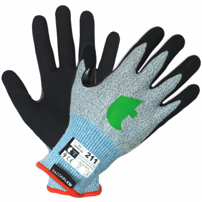 Treadstone RazorPlex U2 Pro-211 Sandy Nitrile Coated Cut Level D Gloves